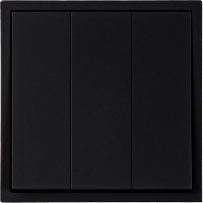 Выключатель с/у 3-кл 10А, IP20, Smartbuy Капелла [SBE-09b-10-SW3-0] черный soft touch