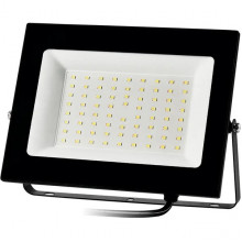Прожектор LED  70W, 6500K, IP65, SMD, 5950Лм, HiTT [HiTT-FL1-70W-IP65-6] черный