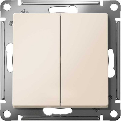 Переключатель перекрестный с/у 2-кл 10А, IP20, Schneider Electric ATLASDESIGN [ATN000273] бежевый