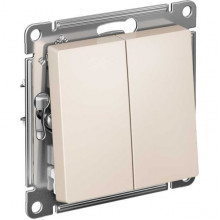 Переключатель перекрестный с/у 2-кл 10А, IP20, Schneider Electric ATLASDESIGN [ATN000273] бежевый