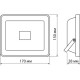 Прожектор LED  50W, 6500K, IP65, SMD, 4000Лм, встроен.фотореле, Народный СДО-04-050Н-Ф [SQ0336-0234]