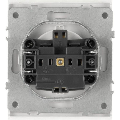 Розетка с/у 2P+E 16A, ЭРА Arktik [16-2101-01] белый 
