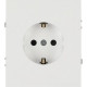 Розетка с/у 2P+E 16A, ЭРА Arktik [16-2101-01] белый 