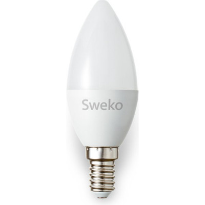 Лампа LED E14/C35 свеча, 15W, 4000K, 1400Лм, Sweko [42LED-C35-15W-230-4000K-E14]
