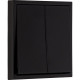 Выключатель с/у 2-кл 10А, IP20, Smartbuy Капелла [SBE-09b-10-SW2-0] черный soft touch