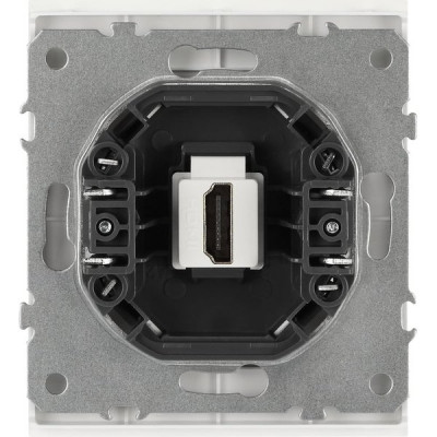 Розетка с/у HDMI, ЭРА Arktik [16-3114-08] белый матовый