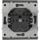 Розетка с/у 2P+E 16A, ЭРА Arktik [16-2101-06] графит