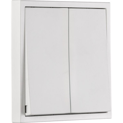 Выключатель с/у 2-кл 10А, IP20, Smartbuy Капелла [SBE-09w-10-SW2-0] белый soft touch