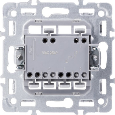 Выключатель с/у 2-кл 10А, IP20, Smartbuy Капелла [SBE-09w-10-SW2-0] белый soft touch