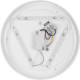 Светильник настенно-потолочный LED  18W, 6000K, 1200Лм, 230*250*56, TDM Геометрия [SQ0329-9012]