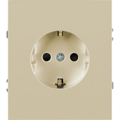 Розетка с/у 2P+E 16A, ЭРА Arktik [16-2101-04] шампань