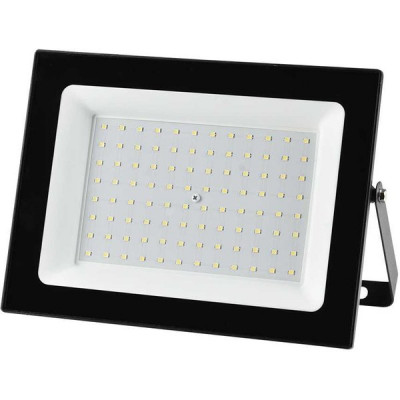 Прожектор LED 100W, 6500K, IP65, SMD, 8500Лм, HiTT [HiTT-FL1-100W-IP65-6] черный