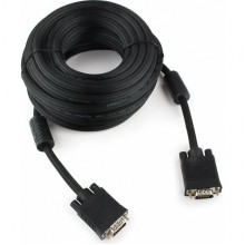Кабель VGA 15M/15M 10,0м Premium тройной экран, феррит.кольца, Cablexpert [CC-PPVGA-10M-B]