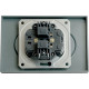 Розетка с/у 2x2P 16A, IP20, со шторками, STEKKER Эмили [RST16-5116-10][8] платиново-серый soft touch