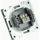 Розетка с/у TV одиночная IP20, STEKKER Эмили [RST00-5108-10][12] платиново-серый soft touch