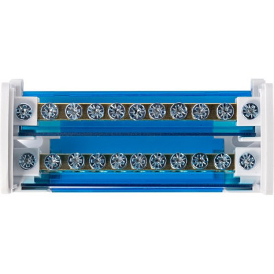 Шины на DIN-рейку в корпусе (кросс-модуль) 2х11, 125А, Smartbuy [SBE-bc0-2-11]