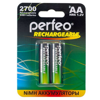 Аккумулятор Perfeo AA 2700 [BL2/60] [PF AA2700/2BL]