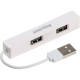Концентратор USB 2.0 SmartBuy, 4 порта, белый [SBHA-408-W]