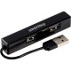 Концентратор USB 2.0 SmartBuy, 4 порта, черный [SBHA-408-K]