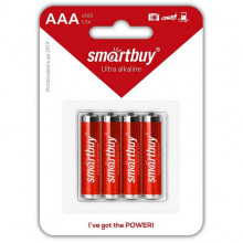 Батарейка SmartBuy AAA LR03 Alkaline [BL4/48/480] [SBBA-3A04B]