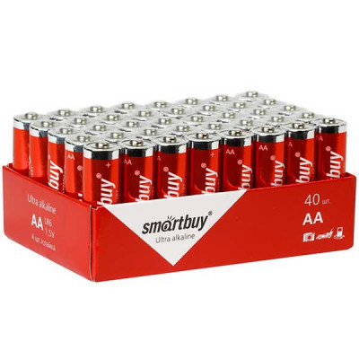 Батарейка SmartBuy AA LR6 Alkaline [Bulk40/720] [SBBA-2A40S]