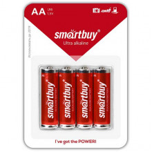 Батарейка SmartBuy AA LR6 Alkaline [BL4/48/480] [SBBA-2A04B]