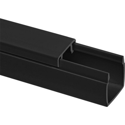 Кабель-канал  12*12 L=2м, цена за 1м, TDM [SQ0402-2901][140] черный
