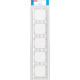 Рамка 5п, IP20, Smartbuy Капелла [SBE-09w-00-FR-5] белый soft touch