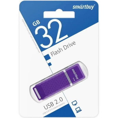 Накопитель USB Flash 32Gb SmartBuy Quartz series Violet