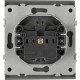 Розетка с/у 2P+E 16A, со шторками, ЭРА Arktik [16-2102-06] графит