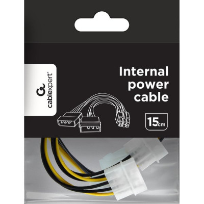 Кабель питания разветвитель 2xMolex -> PCI-E 6pin, Cablexpert [CC-PSU-6]