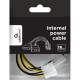 Кабель питания разветвитель 2xMolex -> PCI-E 6pin, Cablexpert [CC-PSU-6]