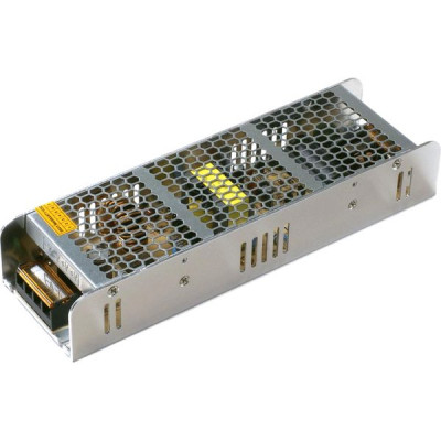 Блок питания 12V 200W, IP20, металл решетка узкий [T-200-12]