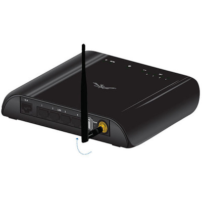 Маршрутизатор Ubiquiti AirRouter, 802.11 b/g/n 5x100Mbit, 1xUSB2.0