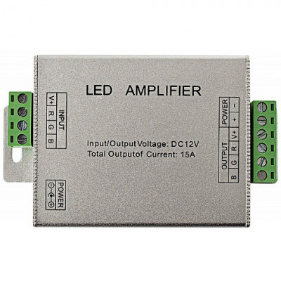 Усилитель RGB 12/24В MAX 12А, SmartBuy [SBL-RGB-APL]