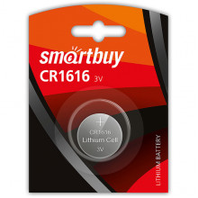 Батарейка SmartBuy CR1616 [BL1/12/720] [SBBL-1616-1B]