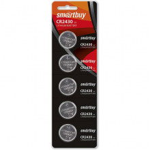 Батарейка SmartBuy CR2430 [BL5/100] [SBBL-2430-5B]
