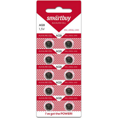 Батарейка SmartBuy AG9/LR45/LR936/394 [BL10/200] [SBBB-AG9-10B]