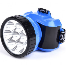 Фонарь налобный аккумуляторный 7LED, синий, Smartbuy [SBF-24-B]