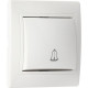 Выключатель возвратный с/у 1-кл 10А, IP20, SmartBuy Венера [SBE-01w-10-B1-0] белый