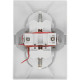 Розетка с/у 2x2P+E 16A, IP20, SmartBuy Венера [SBE-01w-16-S2-Z] белый