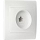 Розетка с/у компьютерная 1xRJ45, IP20, SmartBuy Венера [SBE-01w-S1-RJ] белый