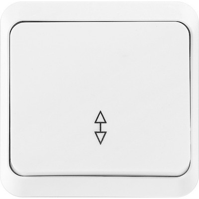 Переключатель о/у 1-кл 10А, SmartBuy Юпитер [SBE-03w-10-SW12-0] белый