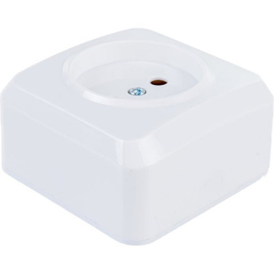 Розетка о/у 2P 10А, SmartBuy Юпитер [SBE-03w-10-S1-N] белый