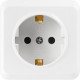 Розетка о/у 2P+E 16А, SmartBuy Юпитер [SBE-03w-16-S1-Z] белый