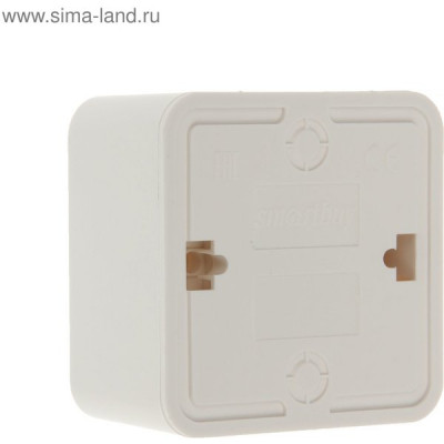 Розетка о/у 2P+E 16А, со шторками, SmartBuy Юпитер [SBE-03w-16-S1-1Z] белый
