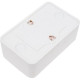 Розетка о/у 2x2P+E 16А, со шторками, SmartBuy Юпитер [SBE-03w-16-S2-1Z] белый