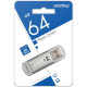Накопитель USB Flash 64Gb SmartBuy V-Cut Silver, USB3.0