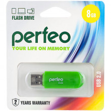 Накопитель USB Flash 8Gb Perfeo C03 Green
