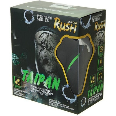 Гарнитура SmartBuy RUSH TAIPAN, динамики 50мм, вирт.звук 7.1, чер/зе [SBHG-3100] USB